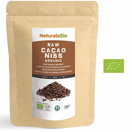 Nibs de Cacao Crudo Ecológico 1 kg. 100% Puntas de Cacao Bio