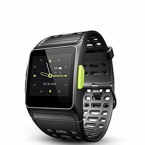 LUKAWIT Fitness Tracker GPS con Reloj para Correr con Monitor de Ritmo