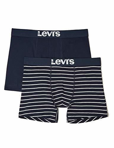 Levi's Levis 200SF Vintage Stripe 0312 Boxer Brief, Pantalones para Hombre, Azul