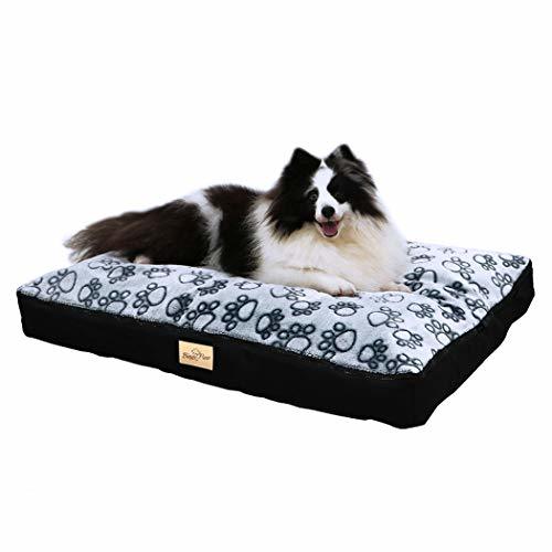 Place BingoPaw Cama para Perros Colchón Impermeable y Lavable 120 x 90 x