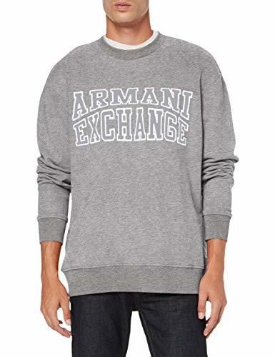 Armani Exchange 90' Style suéter, Gris
