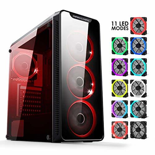 Social EMPIRE GAMING Warmachine - Caja PC Gamer –Torre mediana ATX - 4