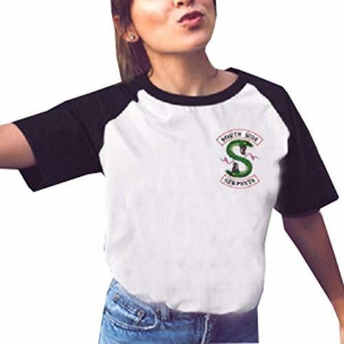 Producto Riverdale Camisetas de Impresión Manga Corta Mujer Remeras Top Cuello Redondo Fashion