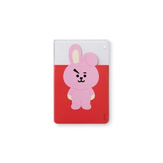 LINE FRIENDS [BT21] Funda para tarjeta de personaje de PVC transparente con