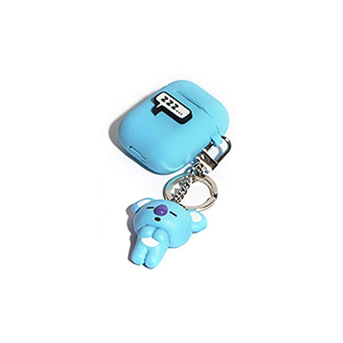 Product BTS BT21 Oficial – Apple Airpods Figura de Silicona Caso con Figura Llavero Bangtan Boys