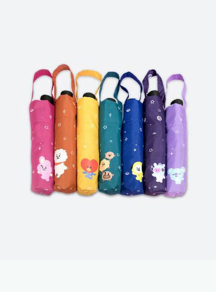 Fashion BT21 Universe Ultralight Folding Umbrella 🌂