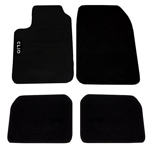 Place Lupex Shop tpstr Clio Alfombrillas Coche de moqueta con Velcro