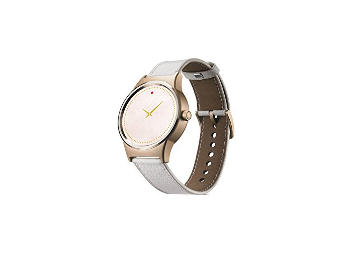 Producto Alcatel TCL MOVETIME Smartwatch Oro con Lederbracelet Blanco