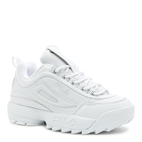 Social Fila Youth Disruptor II Synthetic Triple White Entrenadores 38.5 EU