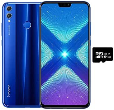 Fashion Huawei Honor 8X (64GB + 4GB RAM) 6.5" HD 4G ... - Amazon.com