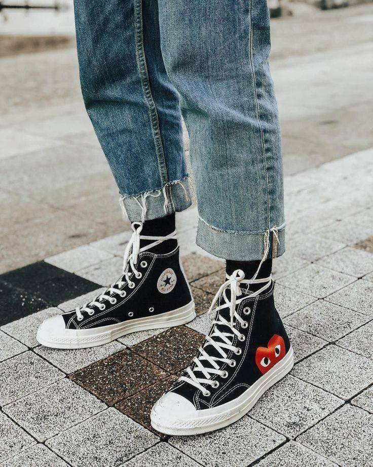 Moda Commes des Garçons X Converse