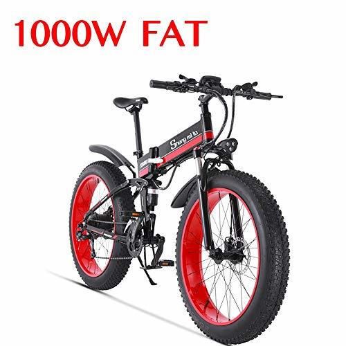 1000W Bicicleta eléctrica para Hombre Mountain Mountain Ebike 21 Velocidades 26 Pulgadas