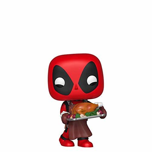 Social Funko Pop Bobble Vinyle Marvel: Holiday-Deadpool Figura Coleccionable, Multicolor