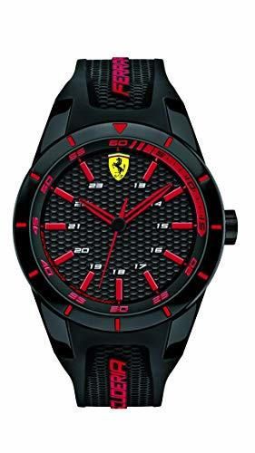 Ferrari 0830245 RedRev - Reloj analógico de pulsera para hombre