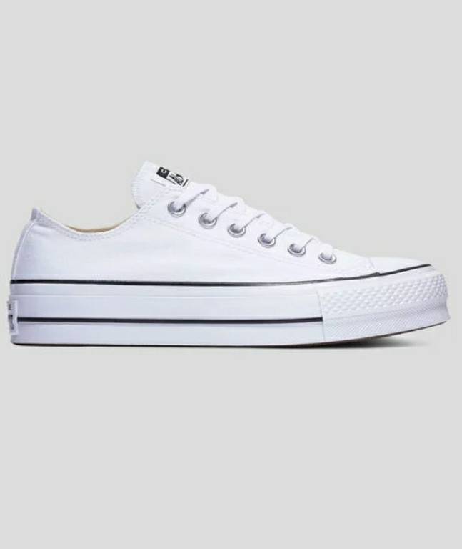 Producto Converse blancas de plataforma