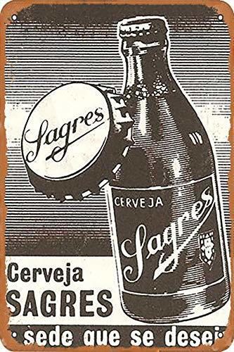 OSONA Cerveja Sagres Sede Que Se Deseja Retro Arte Nostálgico Tradicional Color