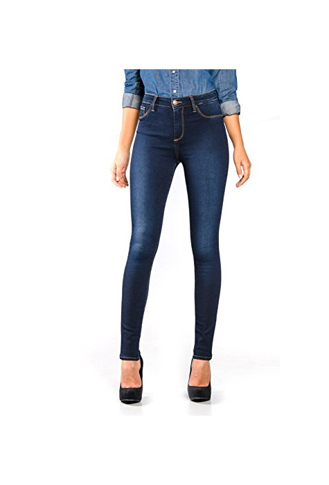 Social Tiffosi One Size High_1 Vaqueros Slim, Azul