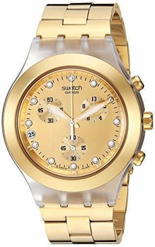 Swatch Core Collection Full-Blooded SVCK4032G - Reloj Unisex de Cuarzo, Correa de