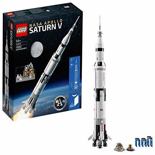 LEGO Ideas-NASA: Apolo Saturno V, maqueta de Juguete de construcción del Cohete