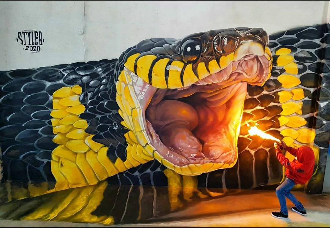 Moda Snake Graffiti