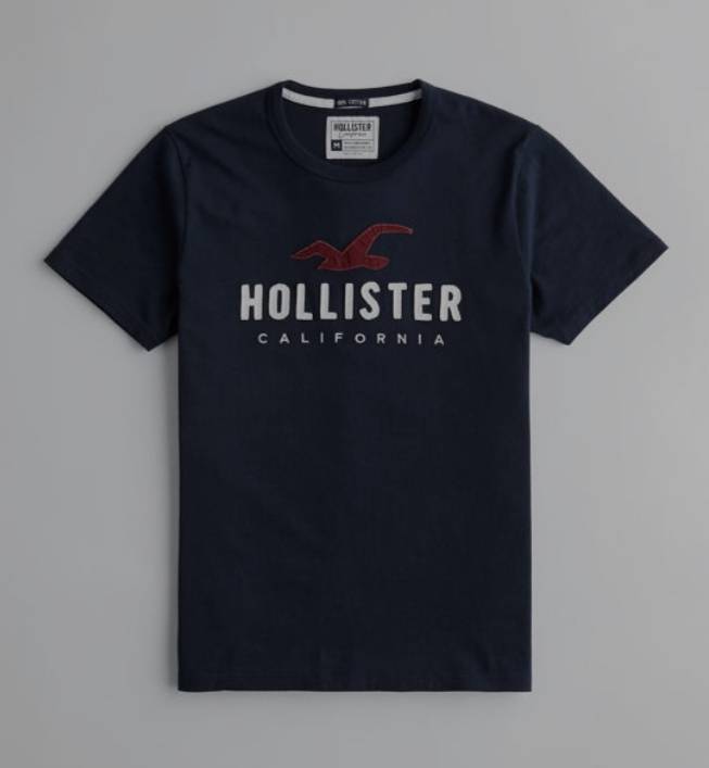 Social Hollister blue t-shirt