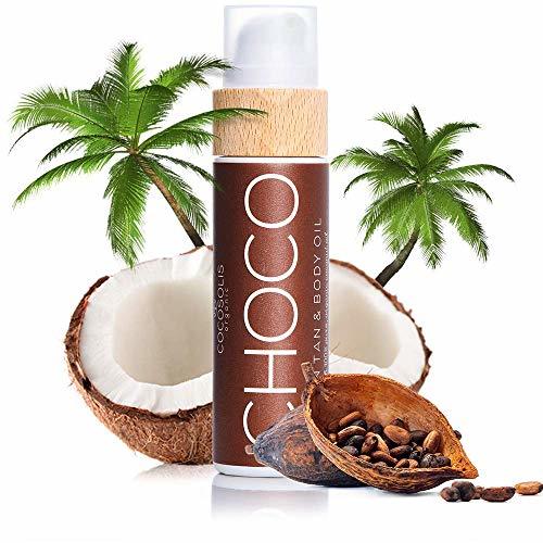 COCOSOLIS Bronceado & Aceite Corporal De Cacao | Aceite De Bronceado Orgánico | Obtenga