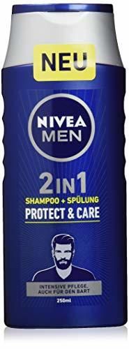 Nivea Men 2 in1 Champú y acondicionador para hombres, también adecuado para la barba,