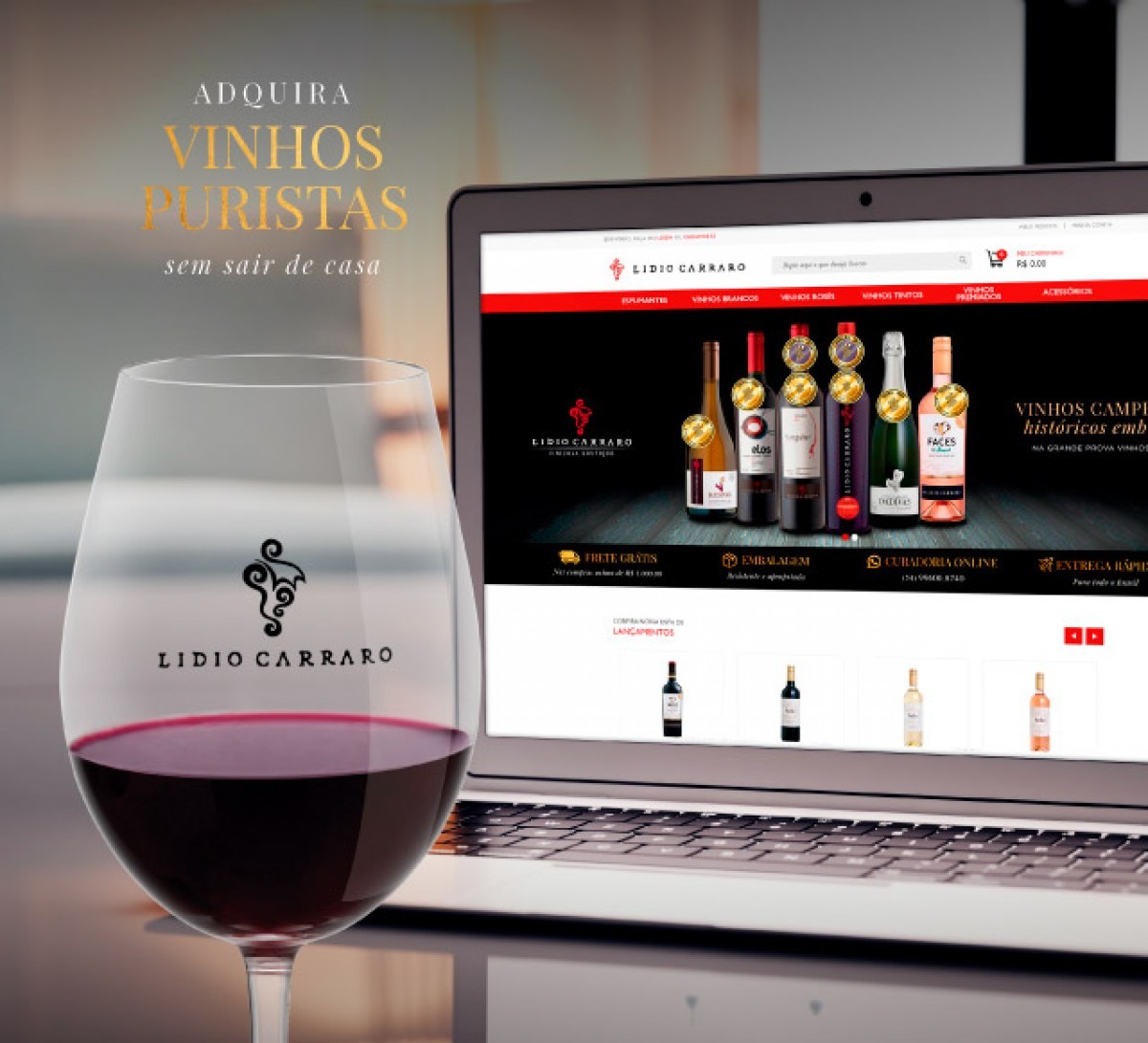 Fashion Loja Online de vinhos. 