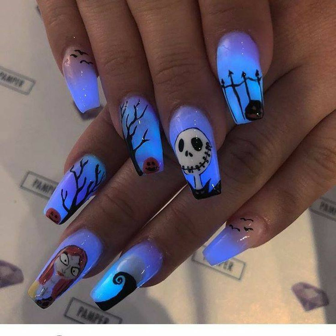 Social Nails Jack Esqueleto🎃👻