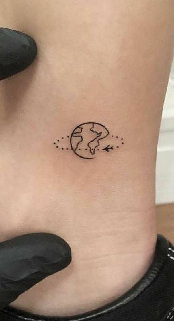 Fashion Tatuagem de Planeta 🌎💕