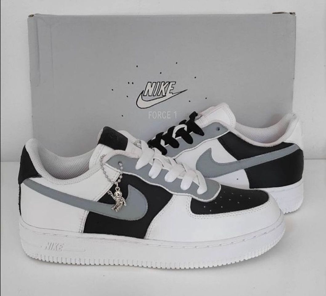 Moda Air Force 1 Custom Black and White 