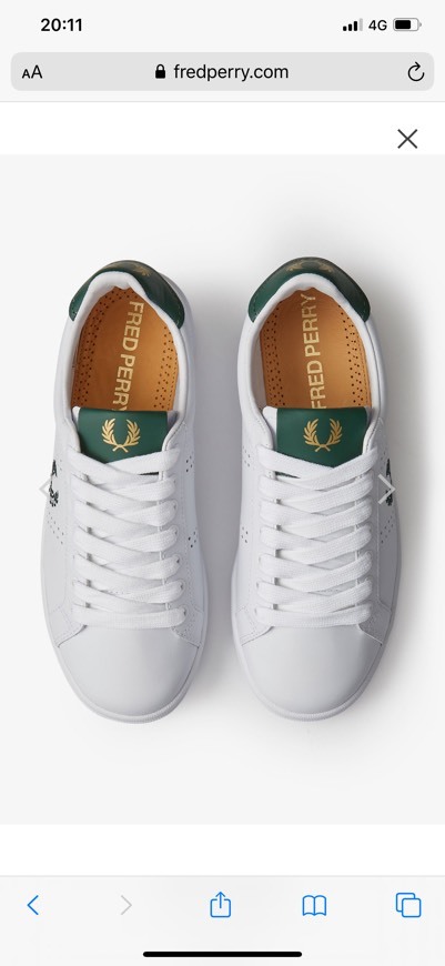 Producto Sapatilhas Fred Perry B721 de pele branco 