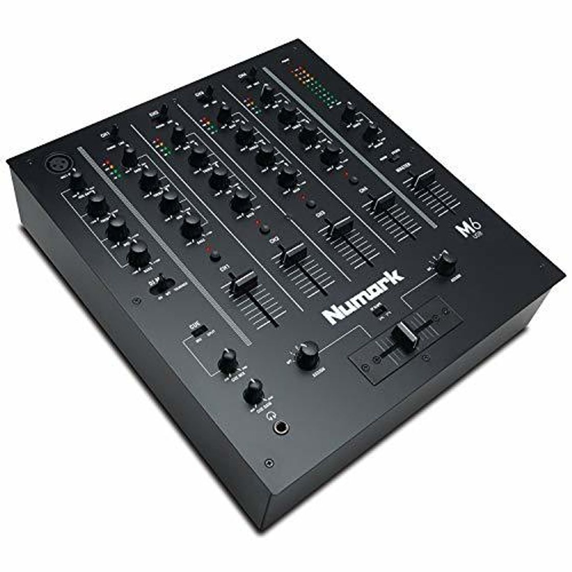 Social Numark M6 USB - Mezclador de DJ de 4 Canales con Interfaz