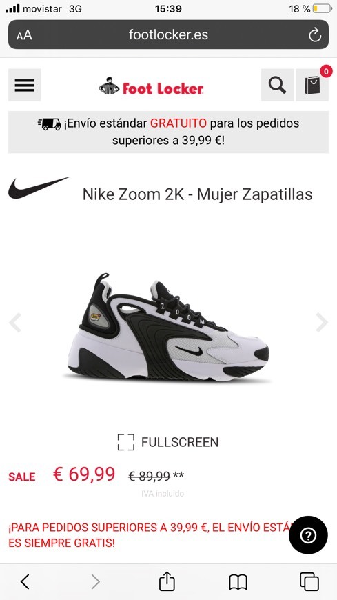 Producto Nike Zoom 2K  😍😍