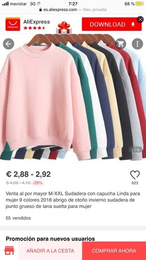 SUDADERAS A 2€!!!😍😍