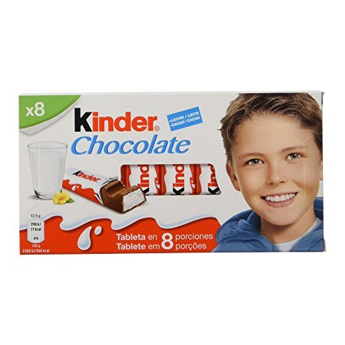 Social Kinder Chocolate Barritas de Chocolate con Leche