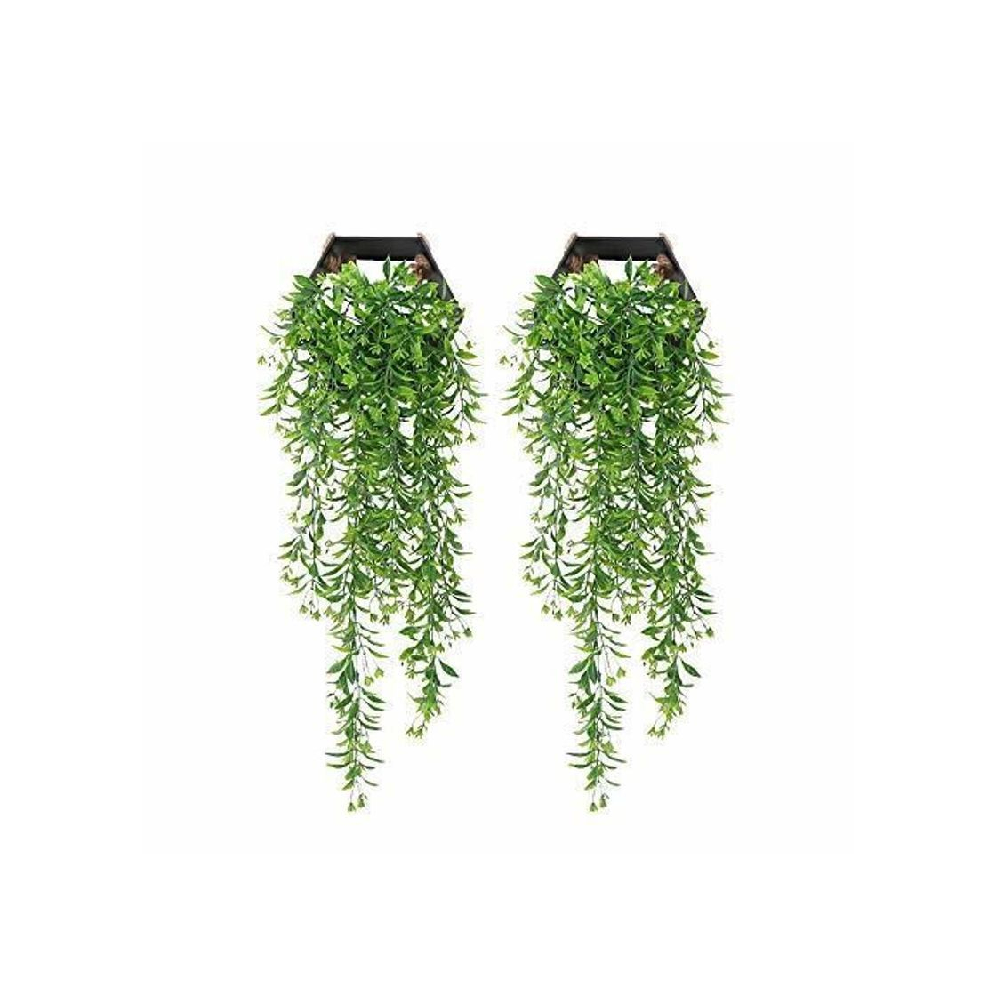 Product YGSAT 2 PCS Hiedra Hojas Vid Artificial Guirnalda Plantas Decoración Verde de