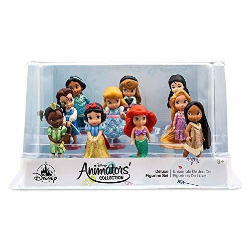 New Disney Store Animator Collection Figure Set Playset Petite Princesses Toy 3+