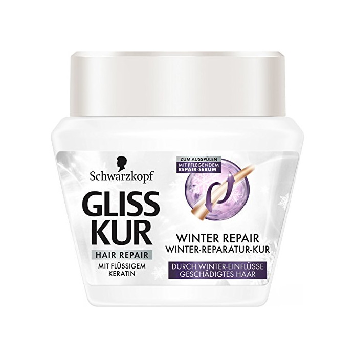 Belleza Gliss Kur Kur Invierno Repair, 6 pack