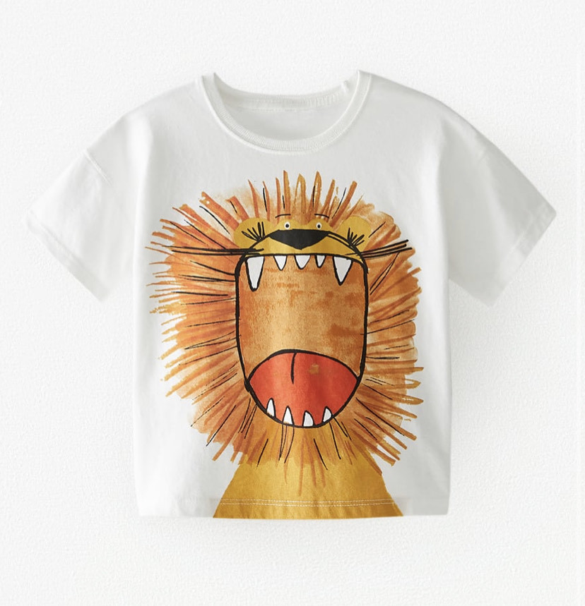 Product Zara Kids Tshirt Estampado Leão