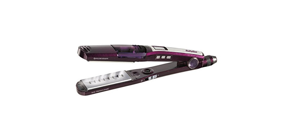 Social BaByliss iPro 230 Steam - Plancha de vapor profesional con revestimiento de