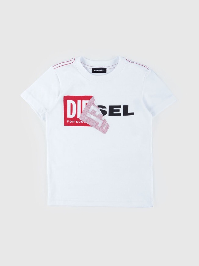 Moda Cotton t-shirt with double Diesel logo