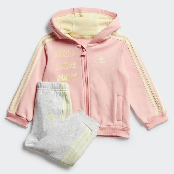 Moda adidas Conjunto em Fleece - Rosa | adidas Portugal