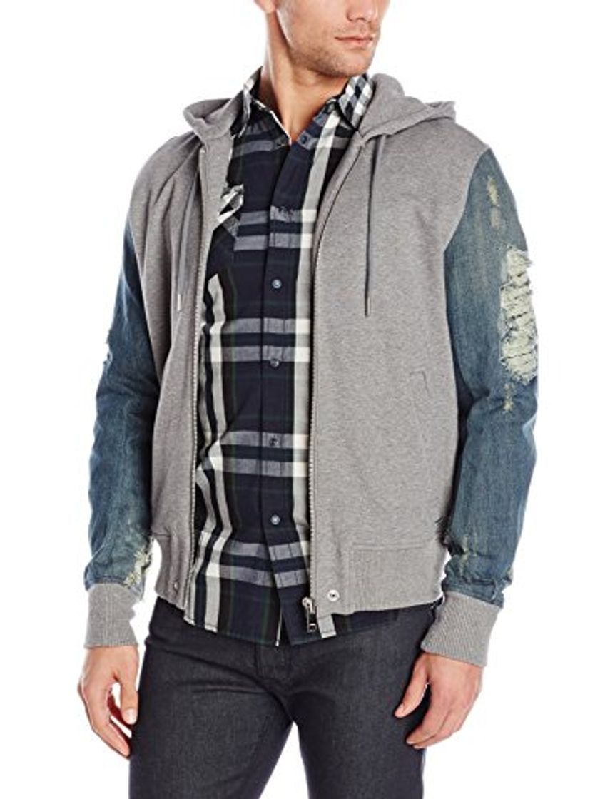 Moda Diesel Chaqueta S MIRR Gris Jaspeado Gris Large