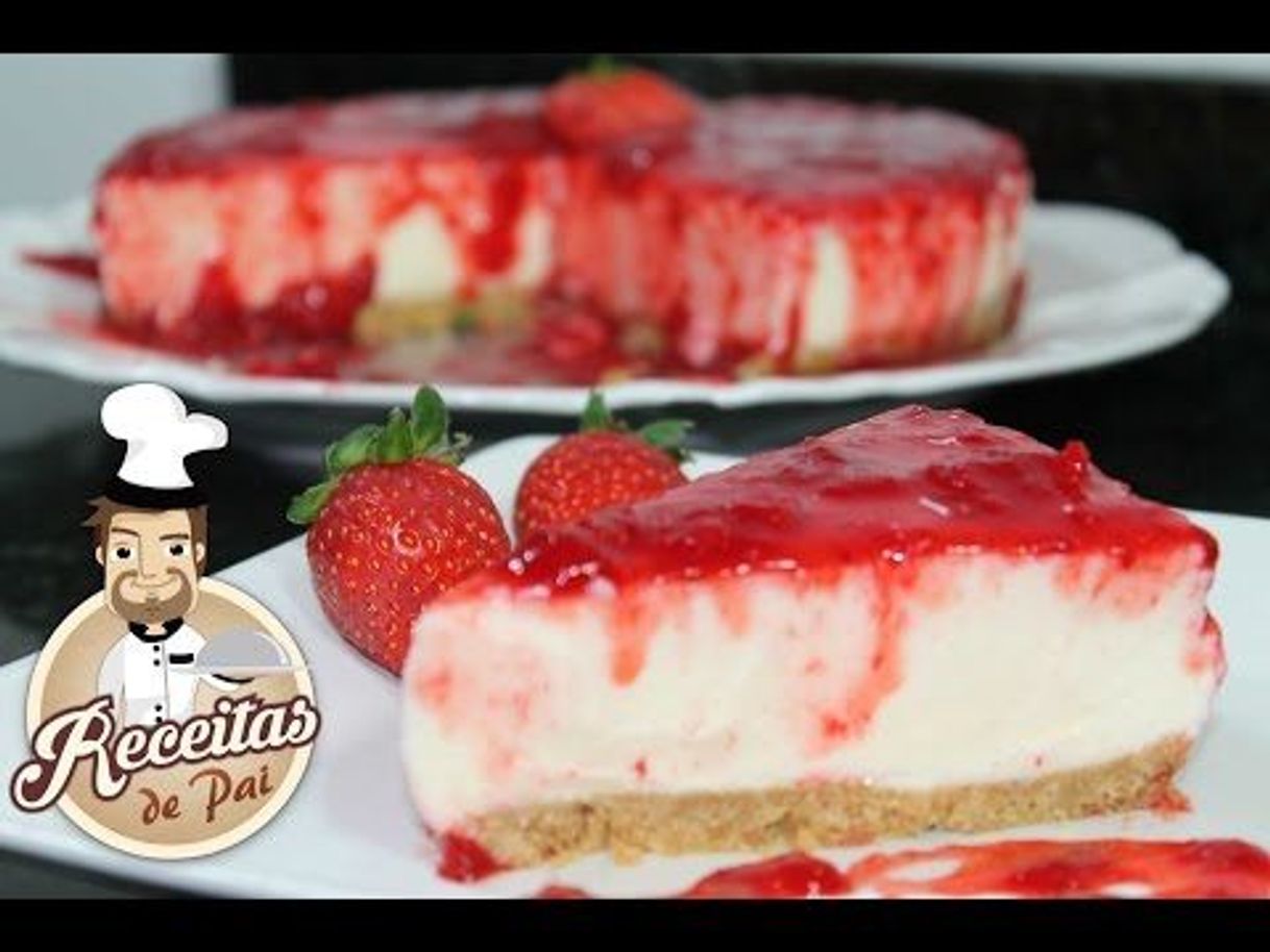 Moda Cheesecake de Morango - YouTube