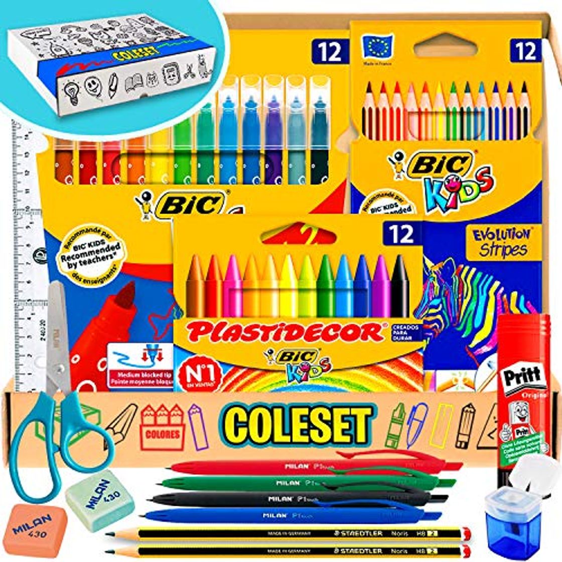 Producto Pack vuelta al cole y Pack material escolar Papeleria - Material colegio