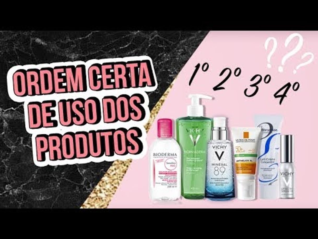 Moda Cuidados com a pele: Ordem correta de uso dos produtos - YouTube