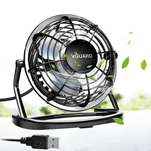 VGUARD 4 Pulgadas Mini Ventilador USB Silencioso