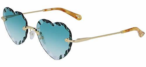 Place Gafas de Sol Chloé ROSIE CE150S GOLD/GRADIENT TURQUOISE mujer