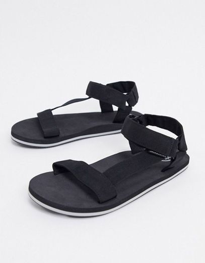 Jack & Jones tech sandals in black